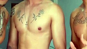 Hammering maloca's tight oiled ass while her husband watches the whole dirty show