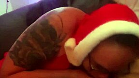 Raw Passion in BBW Christmas Orgy Frenzy