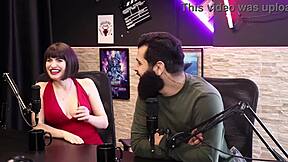 Lady Snow and Lord Kenobi's hottest sensual cast moments, sheer red lingerie domination!