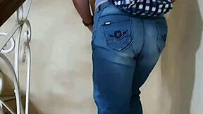 neighbor sucks my dick then fucks on her doll?