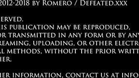 blonde and brunette lesbians massage tits in wild scissoring fight