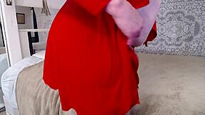 Hot Guy Ride Home Turns into Pantyhose Wank with Big Jiggly Redhead Butt!