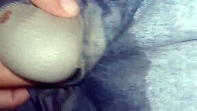 wet pants diaper soak leads to two rainy night orgasms with strokes