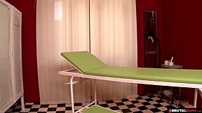 Slave's out of cage for brutal asshole destruction with big cock and toys