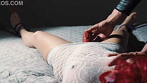 he ties me up and vibes my pussy til i squirt 💦🔥