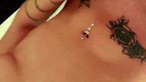 belle petite emy angel plays with her sexy shaved pussy up close