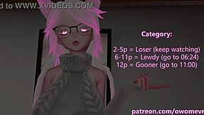 Πειραχτική θεά σε καθοδηγεί σε παιχνίδι ορίου JOI με τρία τέλη προεπισκόπηση