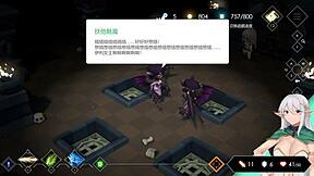 嘿，想感受一下扶她恶魔的鞭子在木马上吗？