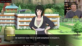 Hej, šta je čudno u ovoj naruto igri, Sarada trenira?