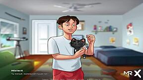 Summertimesaga - Мама и млада 18+ се пречистват с суров секс