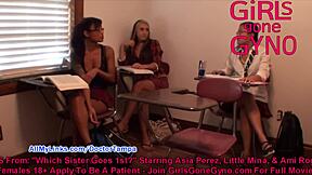 Achter de schermen: modellen van Doctor Tampas kijken film bij Girls Gone Gyno