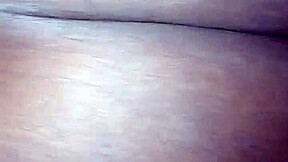 Coppia ebony BBW lento doggystyle POV con cazzo mostro piegata