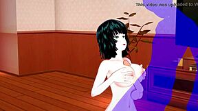 Vau! One Punch-Man Hentai Fubukin kovalla POV huulipillillä ja sisäänlaskulla!