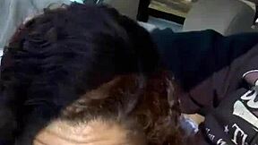 우버 요금 낼 돈 없어서 큰 검은 자지로 딥스로트 실력으로 갚아줘