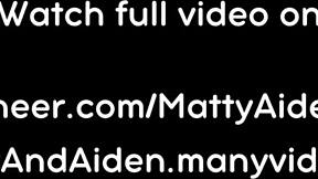 Минеты и 69 с горячими твинками Мэтти и Эйденом