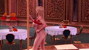 Rachel z DoA5 pokazuje duże cyce i dupę w studiu gravure z bliska