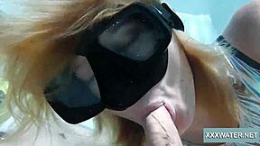 18-19-year-old hentai girls engage in a deepthroat blowjob and group sex in a pool