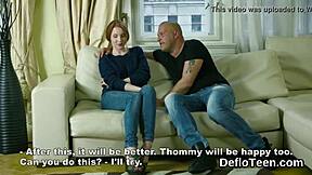 Redhead Cantik Mila Lukoshkina Malu di Casting Pertama, Tits Kecilnya Merah