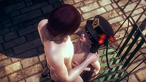 Genshin Impact Hentai - Hu Tao w Nieocenzurowanym Twardym Seksie Anime