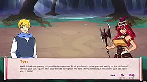 चांस से हीरो एनिमे गेम में बिग टिट्स के साथ