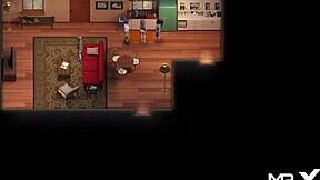 トレジャーオブナディアで彼が3人の女の子の顔をカムで覆う エピソード3シーン121