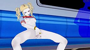 Harley Quinn Se Diverte no Metrô