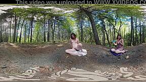 Turquoise spørger, Vil du se mig komme udendørs med min dildo?