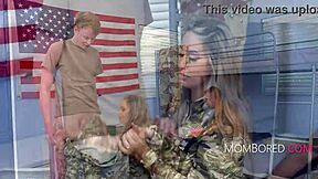 Арми милф в фриус получает в диком тройнике