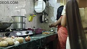 OMG, Indian Girl Screwed Hard by Jija in Kitchen! 😱