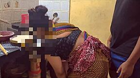hot indian aunty banged hard by young 18-year-old neighbor boy