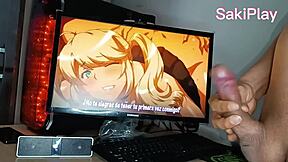 Devstveni pastorek se drka na hentai z ogromnim kurcem pri mami doma