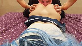 クラスメート、学校後に何度もイカせるまで舐められた