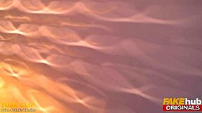 Fakehub - деловая женщина Анна Роуз, fit и busty, нервничает в отеле, нанимает escort с большим членом, чтобы он трахал ее в диких позах, пока она не кончит многократно