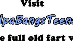 Teen euro de 18+ chorrea fuerte montando a abuelo en close-up