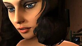 Elizabeth Bioshock Infinitestä pääsee naiduksi animoidussa hentai-kohtauksessa.