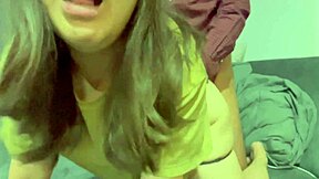 สาวไทยสมัครเล่นน่ารักโชว์ก้นใหญ่