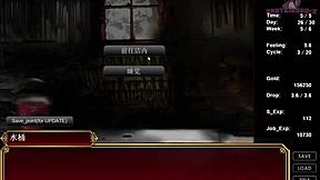 tørstig kaninpige på sofa i black smith spil