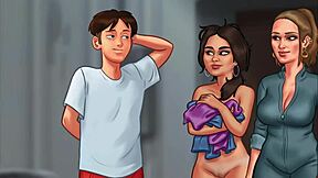 Summertime Saga - ruska ćerka mafije jebana velikim američkim kurcem