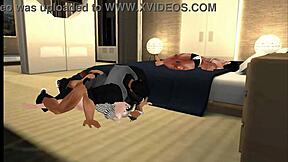 Drinks mit einem Freund werden zu Ficken seiner heißen Freundin