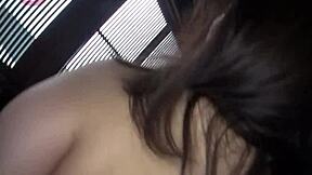 Saya kagum dengan muka seks liar isteri Jepun nakal ini