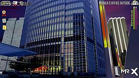 FashionBusiness激ヤバ3Dアニメ撮影で舌出しチラ見せ！