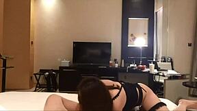 Ranní sólová seance s mojí úžasnou čínskou ženou dnes.