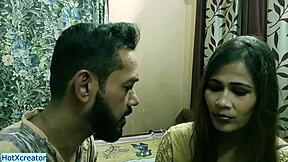 بها بهي هندية جميلة بنغالية تتعامل مع وكيل قرض مقابل نقود