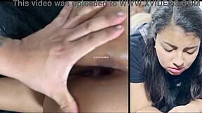 เซอร์ไพรส์ทวารหนักครั้งแรก: เจ็บแต่เซ็กซี่กับนักศึกษาลาตินอายุ 18 เต็มครีม