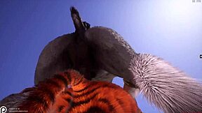 Villieläimet - homo furrys yiff, iso perse anaali-aktiolla