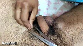 Ma belle-sœur se rase avant un sexe amateur indien sauvage