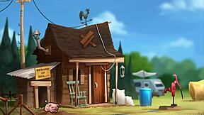 Uau, sogra lactante com peitos grandes ordenha pepino em brincadeira sexy