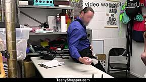 Skinny teen thief Melanie Marie, caught and drilled deep by Jack Vegas?