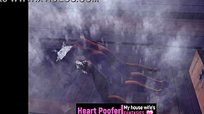 Hva tror du skjer i badstuen i dette dampende tegneserie sex møtet?