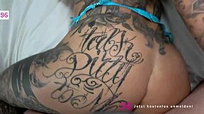 Karneval 1999, afro klovn knuller byhore Mia Blow i Tyskland